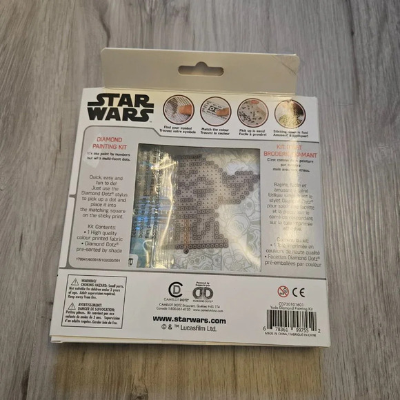 Star Wars Yoda Fun Diamond Painting Kit Brand New - Picture 2 of 4